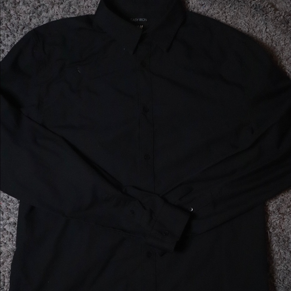 Black dress shirt